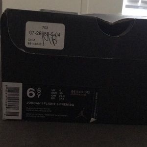 Jordan 1 Flight 5 premium, size 6 (ladies size 8)